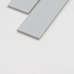 Silver Core Gray 2" x 8" Herringbone Mosaic