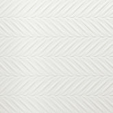 Decor White Coral 13" x 40" 3D Textured Wall Tile