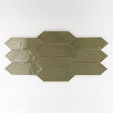 Zellige Bejmat Picket 2.5" x 8" Subway Glossy Wall Tile