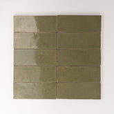 Zellige Bejmat 2" x 6" Subway Glossy Wall Tile