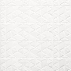 Decor White Jazz 13" x 40" 3D Texture Wall Tile