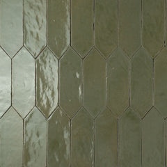 Morokko Zellige Bejmat Picket 2.5" x 8" Subway Glossy Wall Tile