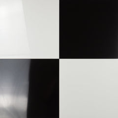 12" x 12" Polished Checkered Pattern Floor and Wall Tiles
