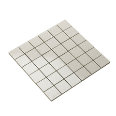 Nano Ivory 2" x 2" Square Porcelain Mosaic Glossy Wall & Floor Tile