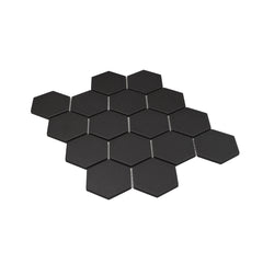 Sage 3" x 3" Hexagon Porcelain Mosaic Tile