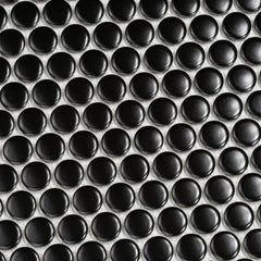 Shades Nox Black Penny Round Mosaic