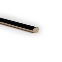 Shades Nox Black 5/8" x 12" Jolly Pencil Subway Tile Trim