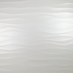 Silom White 12" x 24" 3D Textured Wall Tile