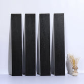 Domus Black 6" x 36" Wood Look Porcelain Wall & Floor Tile