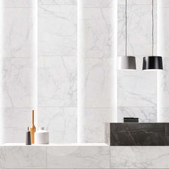 Ellum Stone Porcelain Calacatta Marble Look Wall & Floor Tile