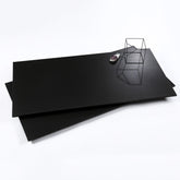Nano Absolute Black 24" x 48" Matte & Polished Porcelain Floor Tile