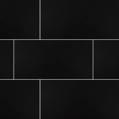 Nano Absolute Black 12" x 24" Porcelain Floor Tile