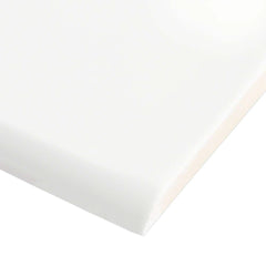 Shades 3" x 12" White Bullnose Subway Tile Trim