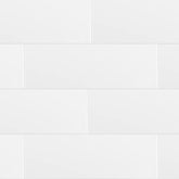 Shades 8" x 24" White Subway Wall Tile