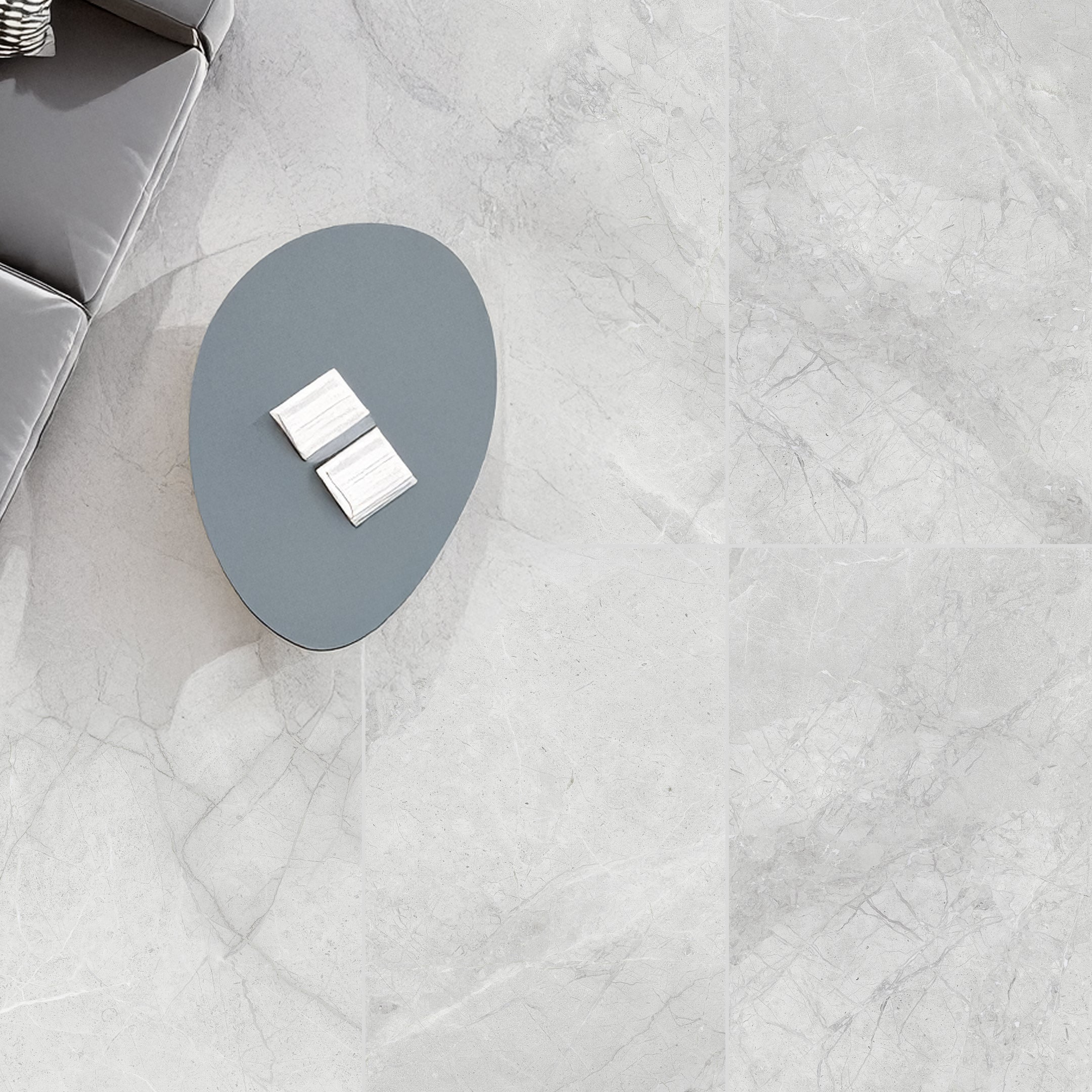 Creo 24" x 48" Marble Look Polished Porcelain Tile