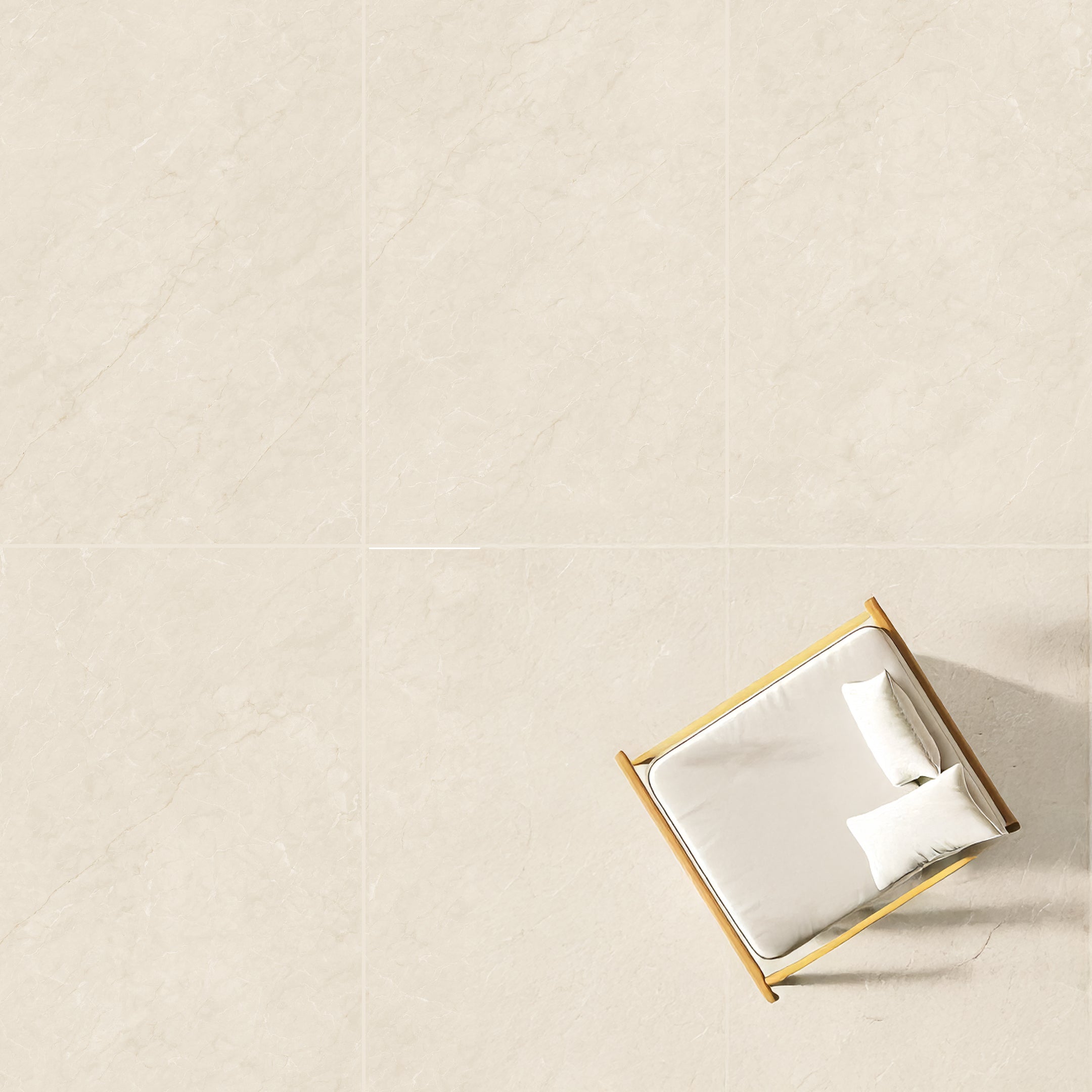 Fantasia 24" x 48" Marfil Polished Porcelain Tile