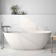 Ice White 30" x 30" Matte Porcelain Floor Tile