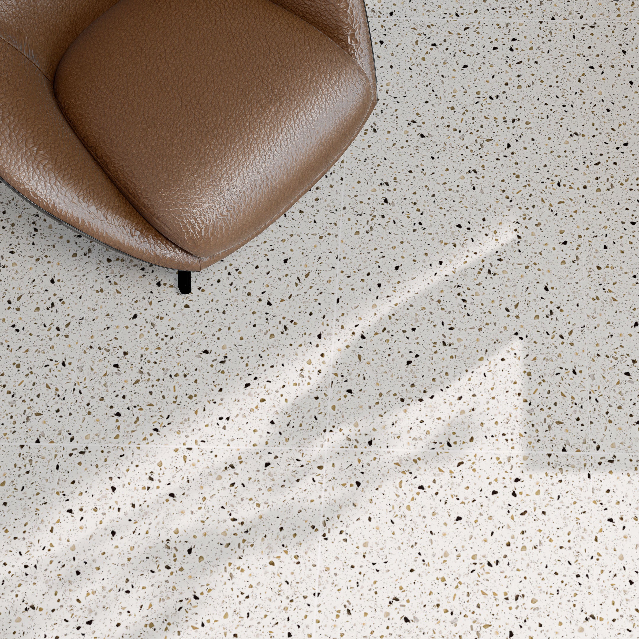 Malibu Chips 24" x 24" Terrazzo Look Porcelain Tile
