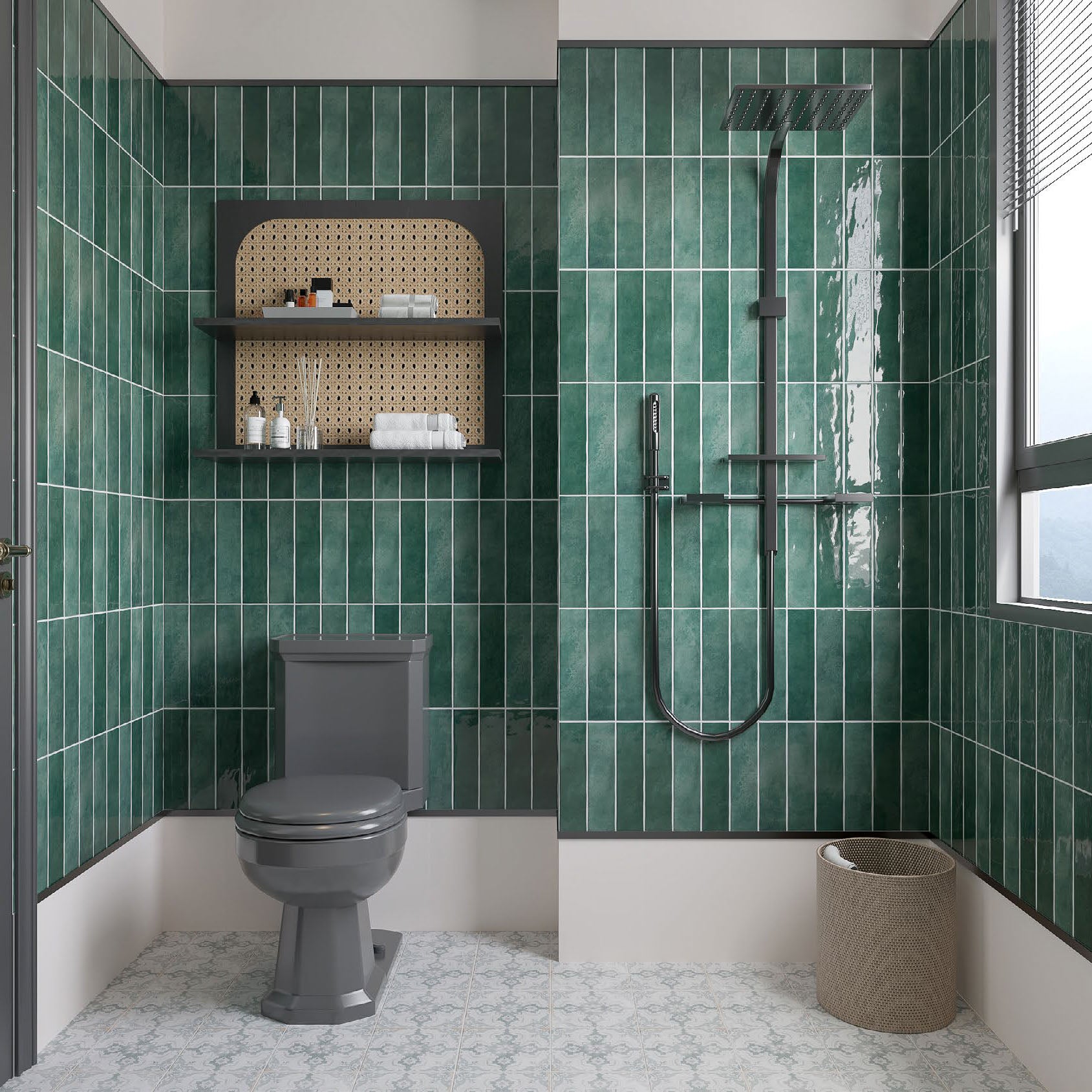 Green Subway Tile