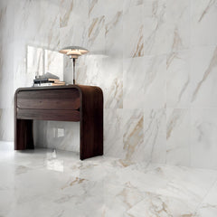 Mikano Calacatta Gold Polished Porcelain Tile