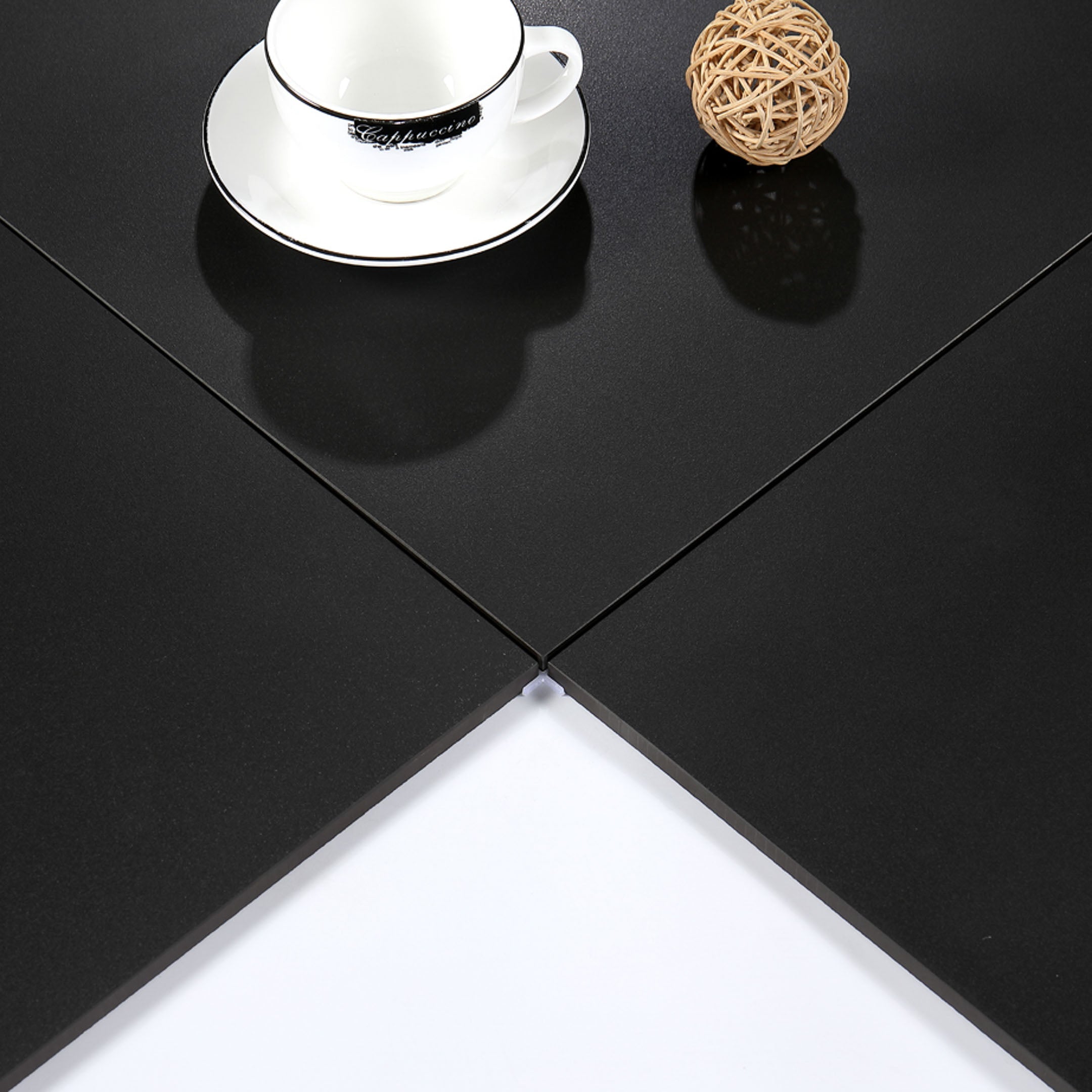 Nano Absolute Black 24" x 48" Matte Porcelain Floor Tile