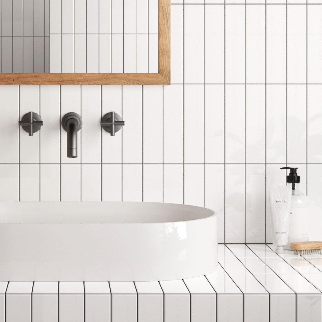 Prizm 2" x 8" Holographic Iridescent Porcelain Subway Tile