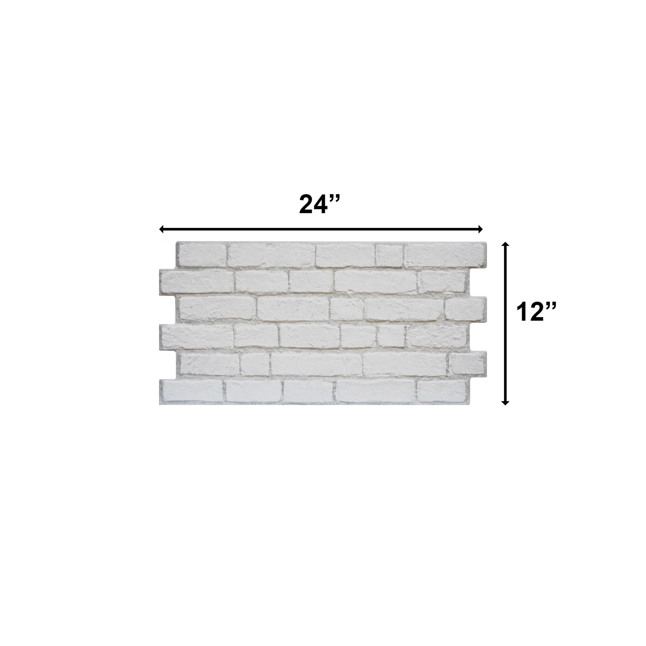 dBrick 12" x 24" Brick Look Floor & Wall Tile