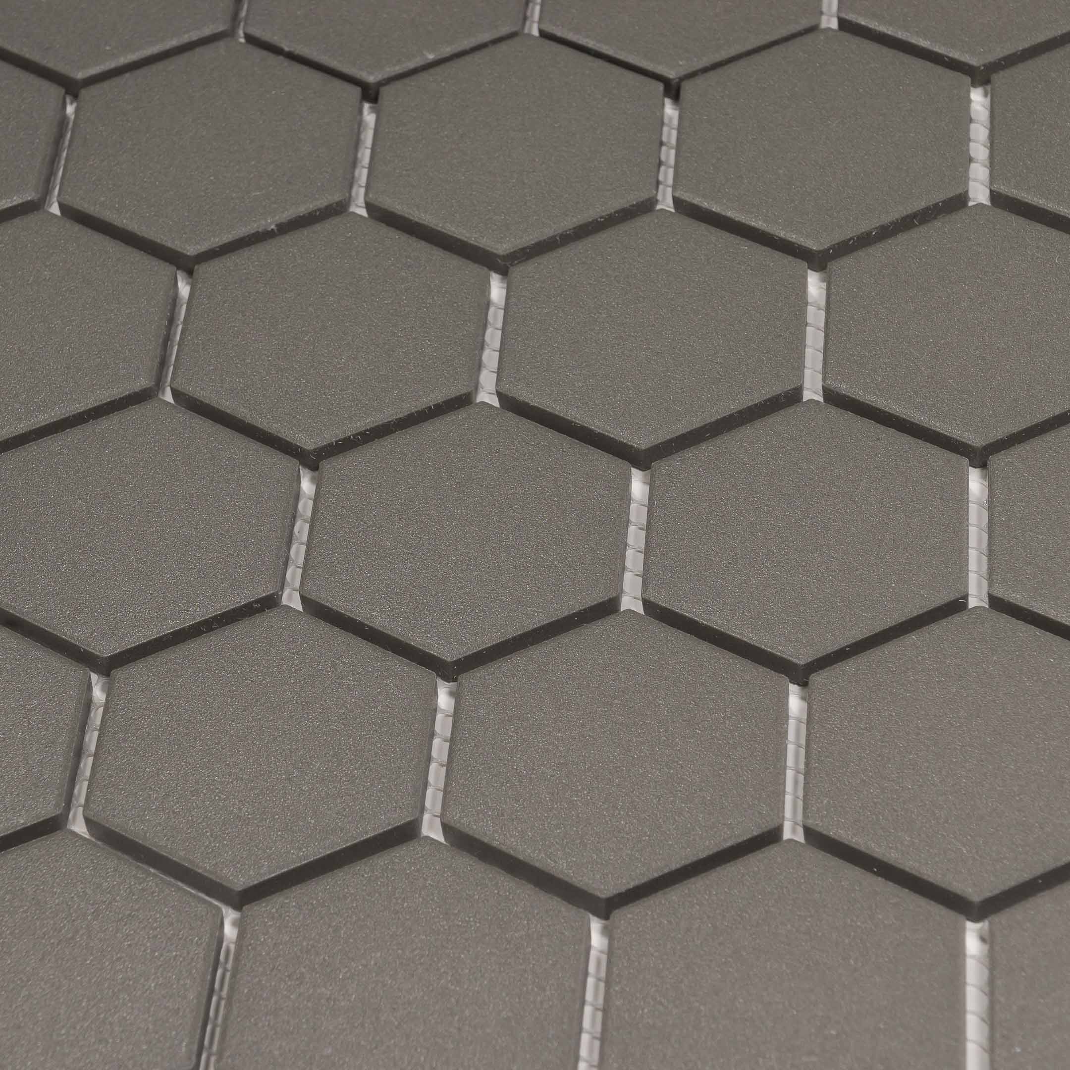 Sage 2" x 2" Hexagon Porcelain Mosaic Tile