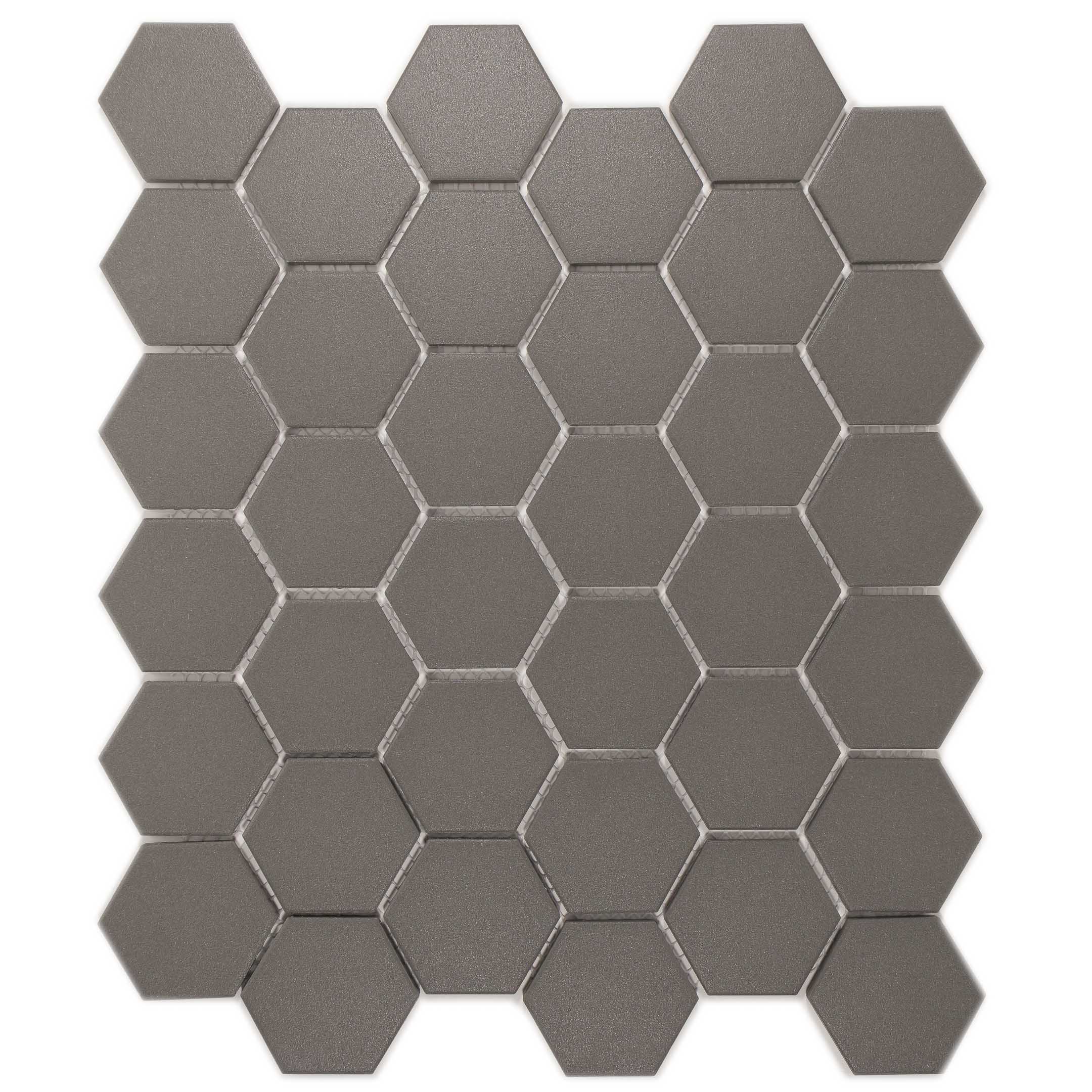 Sage 2" x 2" Hexagon Porcelain Mosaic Tile