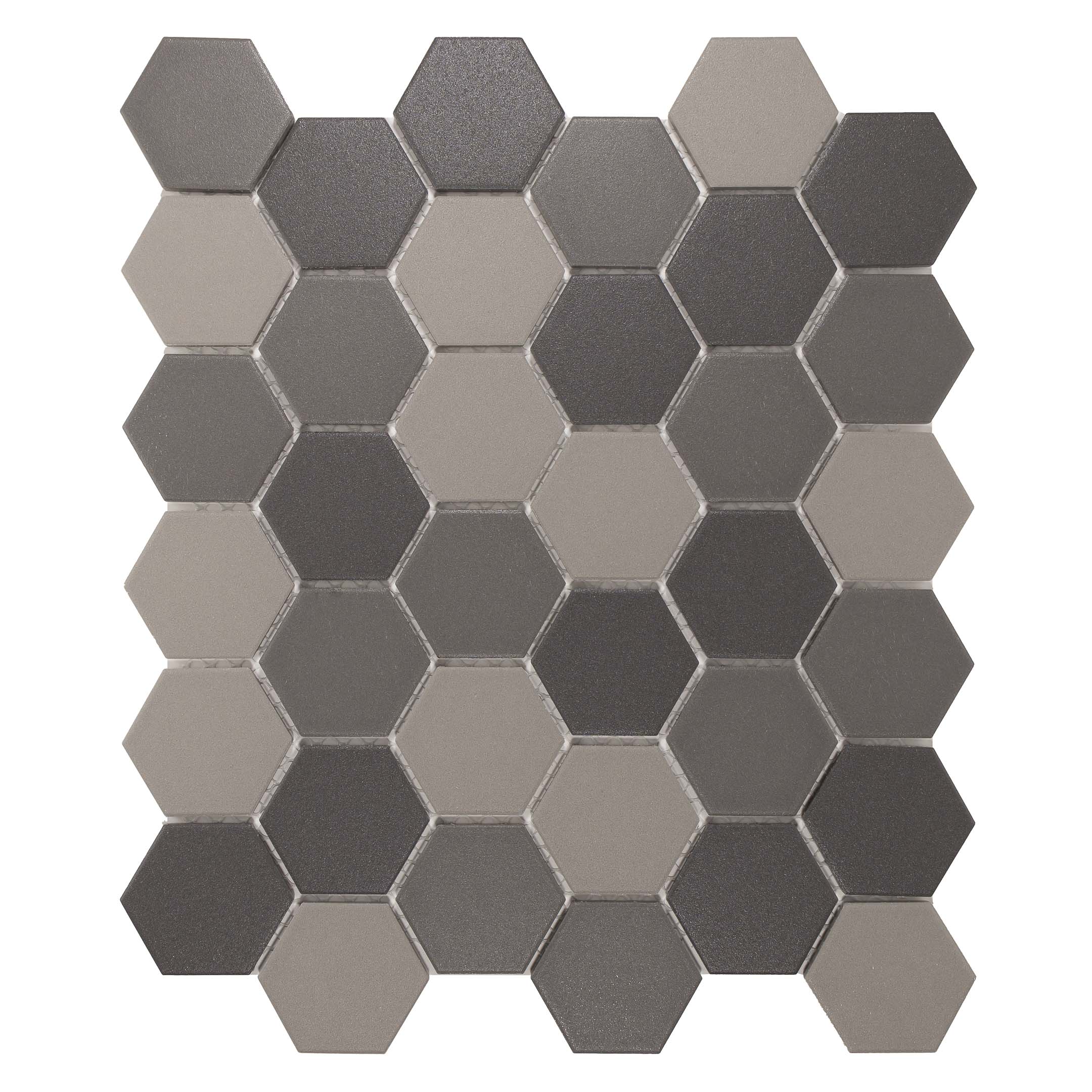 Sage 2" x 2" Hexagon Porcelain Mosaic Tile