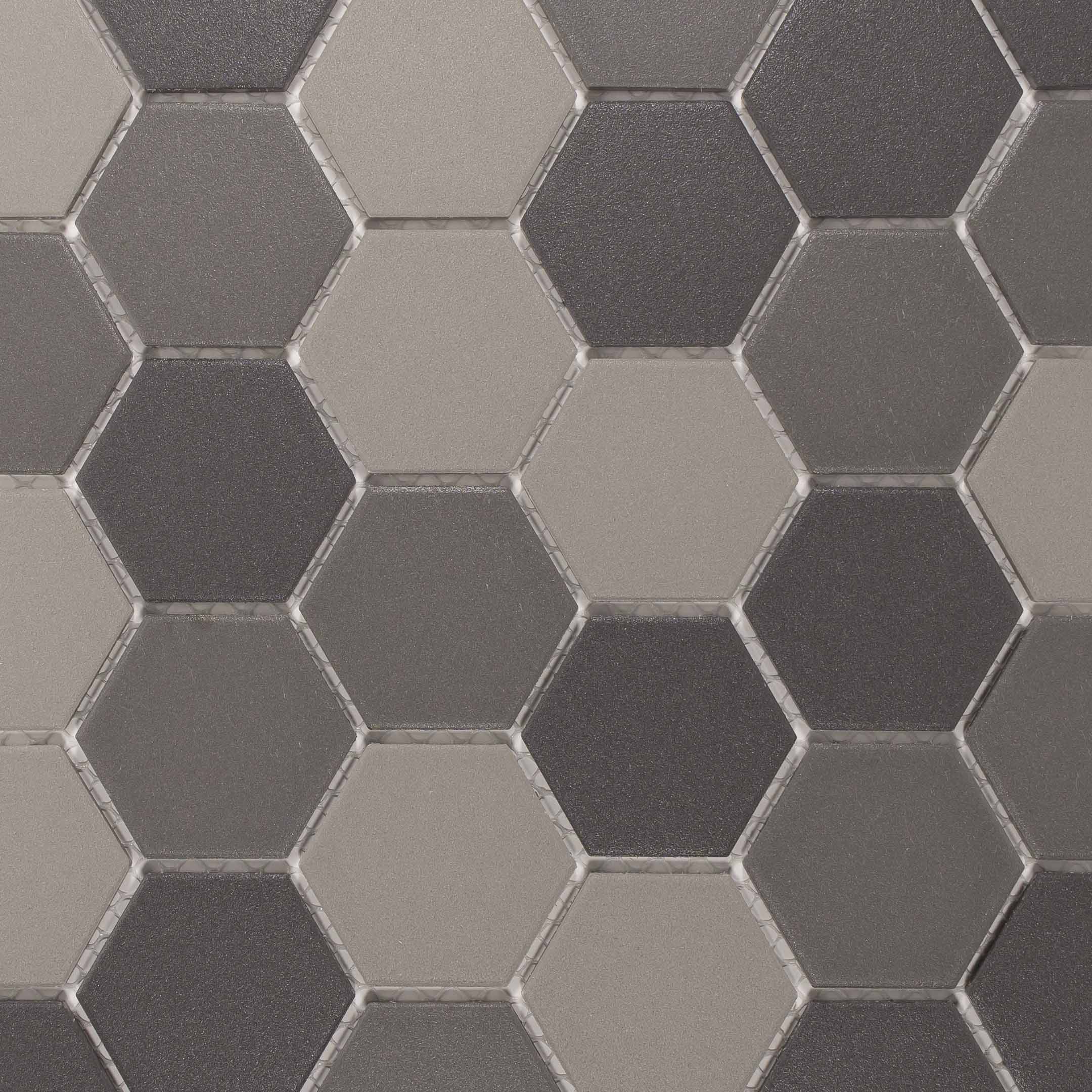 Sage 2" x 2" Hexagon Porcelain Mosaic Tile